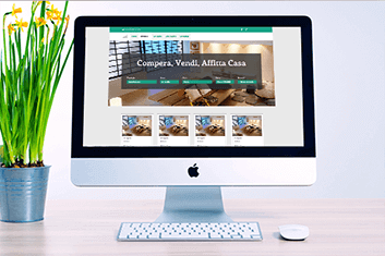 Esempio di sito web immobiliare collegato a Realgest